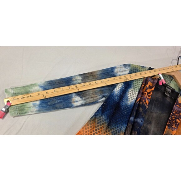 Ali Miles Kimono Cardigan Paisley Tie Dye Patchwork Women S Artsy Lagenlook Boho - Picture 12 of 12